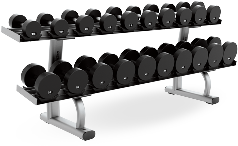 Dumbbell Rack Png Graphic Freeuse - Life Fitness Dumbbell Rack (500x500), Png Download
