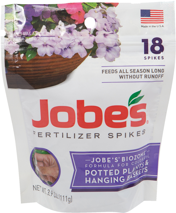 Jobe's Potted Plant & Hanging Basket Spikes - Jobe's 4101 Azalea/rhododendron/camellia Outdoor Fertilizer (750x750), Png Download