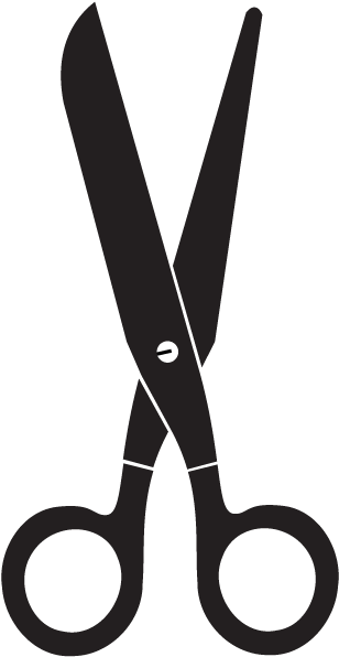 Mug - Scissors (597x597), Png Download