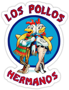 Los Pollos Hermanos Sticker - Does Pollos Hermanos Mean (375x375), Png Download