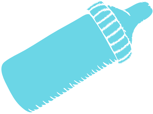 Baby Bottle Vector Icon - Pink Baby Bottle Clip Art (600x450), Png Download