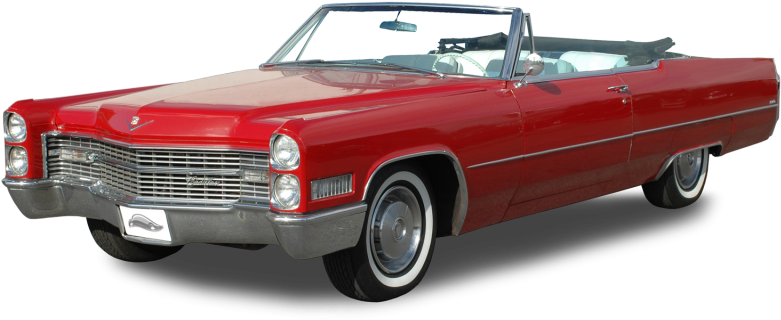 Cadillac Png Image Background - 1967 Mustang Red Coupe (800x511), Png Download