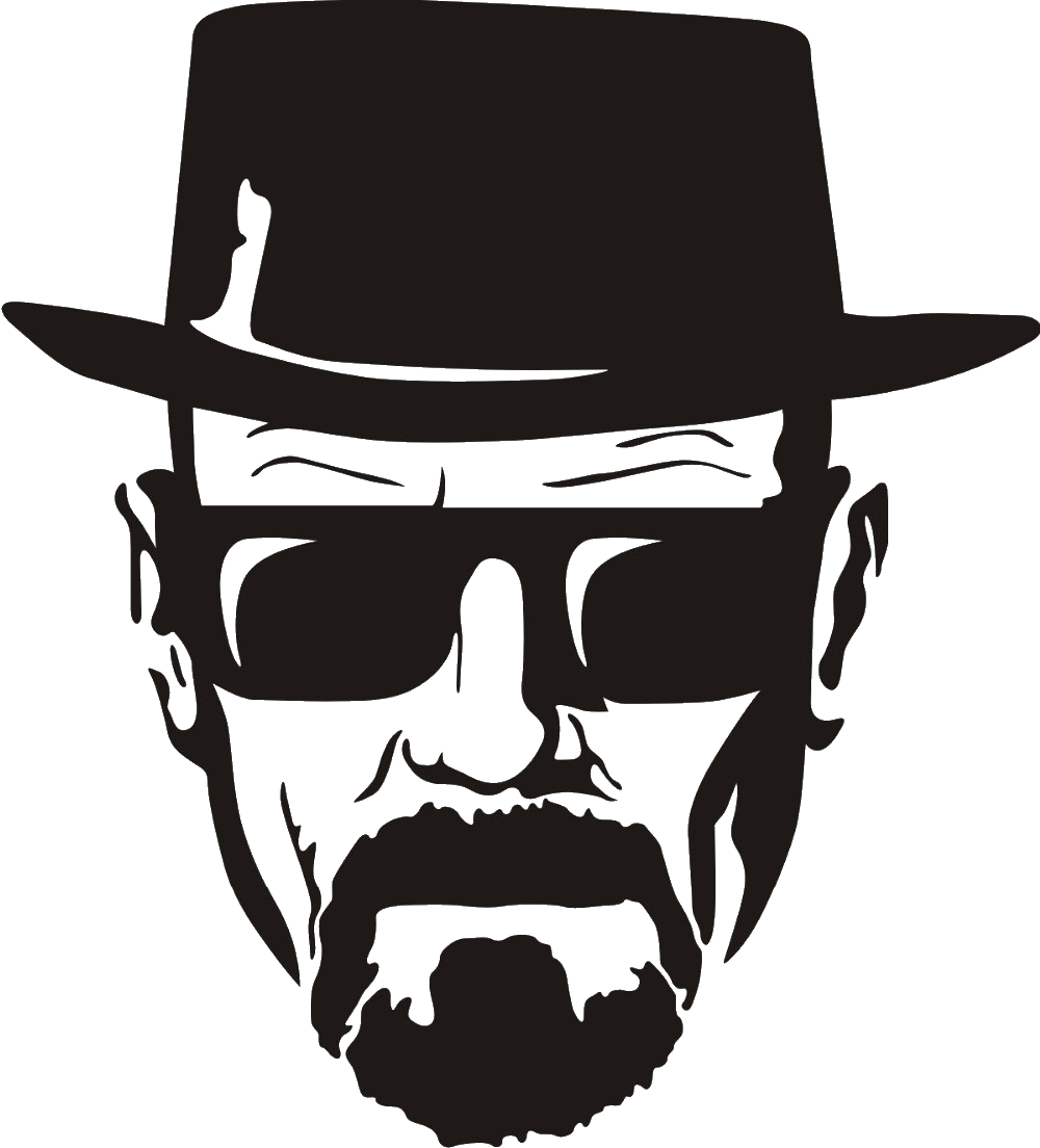 Breaking-bad - Breaking Bad Art Heisenberg (1000x1104), Png Download