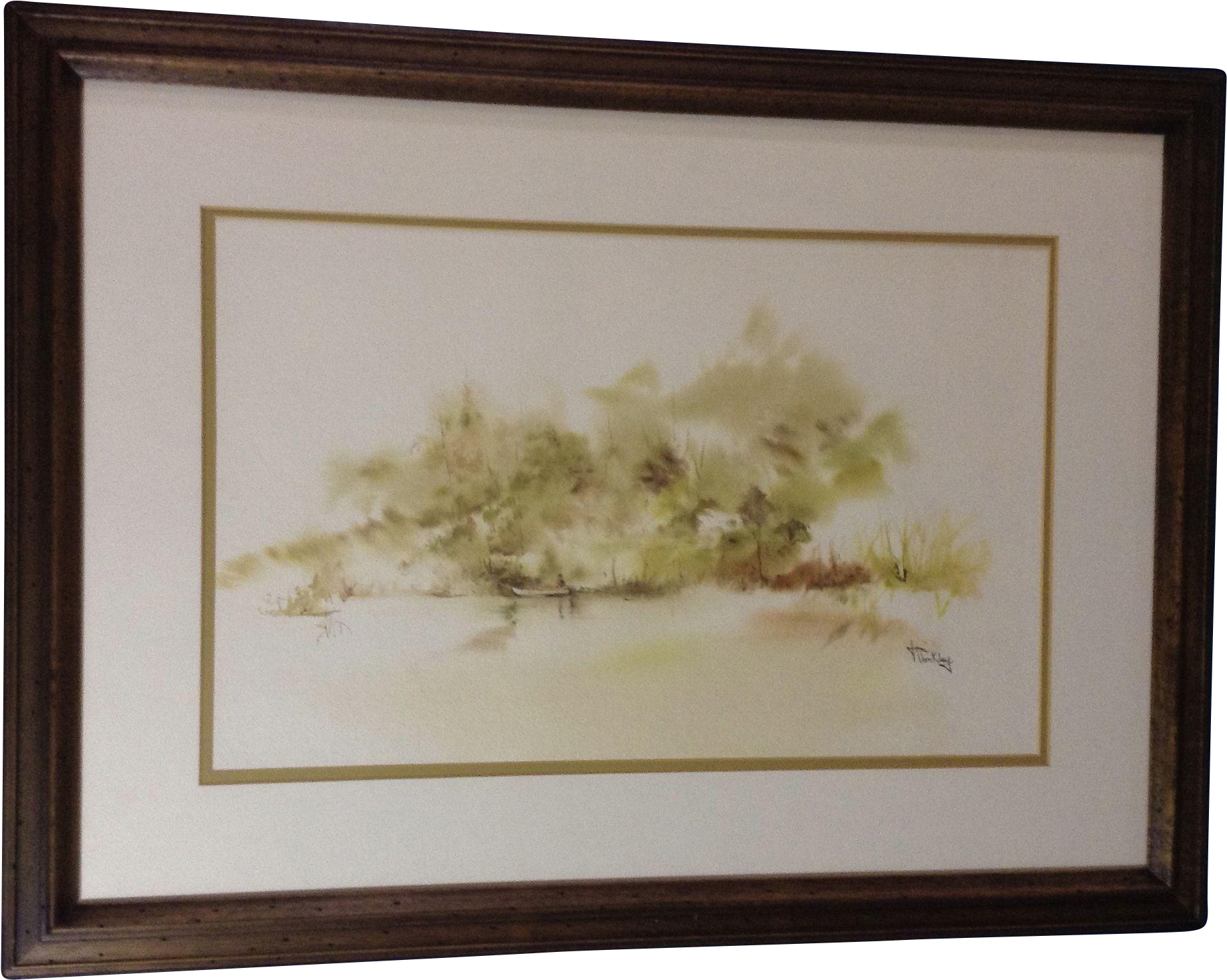 Joni Van Kley, Fisherman Boat Fishing In Everglades, - Picture Frame (1835x1835), Png Download