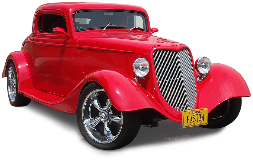 Vintage Car Restoration Shop Va Custom Car Builder - Antique Car (838x543), Png Download