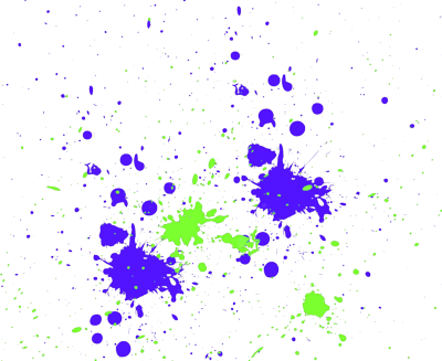 Photo Ink Splat - Blood Splatter 3d Model (400x327), Png Download