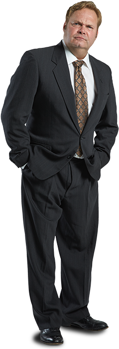 Get Rid Of The Fat Suit - Fat Guy In Suit Png (249x700), Png Download