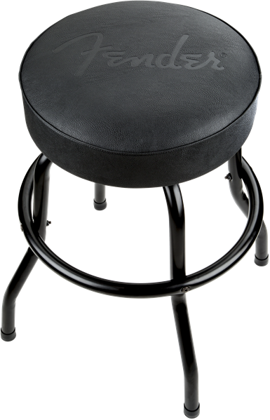 Fender 24 Blackout Logo Barstool - Fender Bar Stool 24 (385x599), Png Download