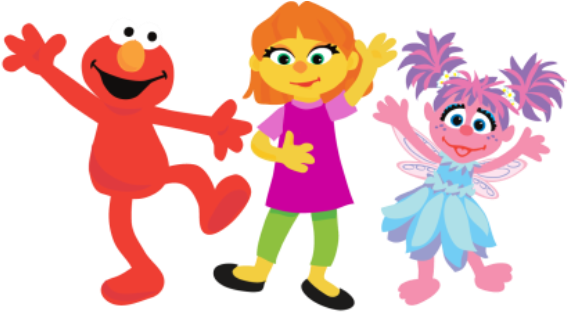 Source - Exito - Univision - Com - Report - Sesame - Sesame Street Julia (640x349), Png Download