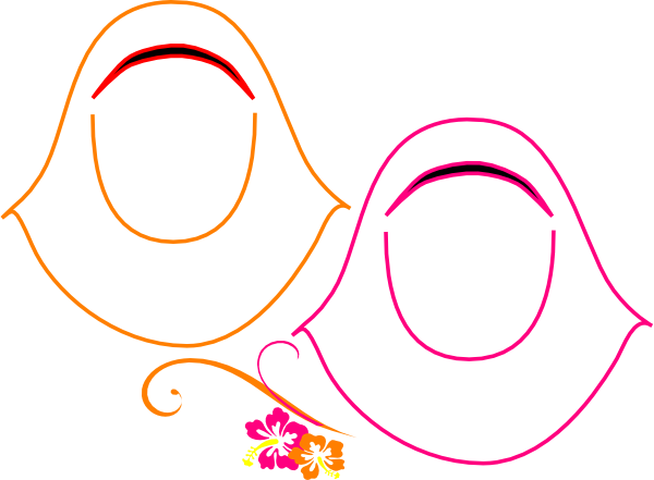 Small - Clip Art Hijab (600x441), Png Download