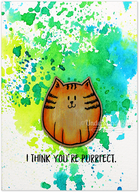 Feline Good By Understand Blue With Video Tutorial - Cardmaking (650x858), Png Download