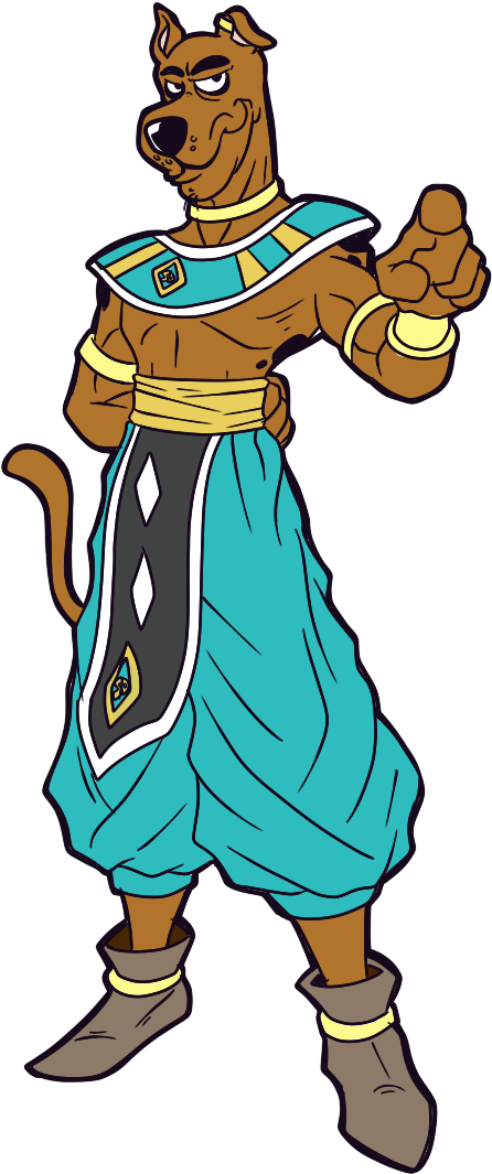 God Of Destruction Scooby Doo - God Of Destruction Scooby (540x1219), Png Download