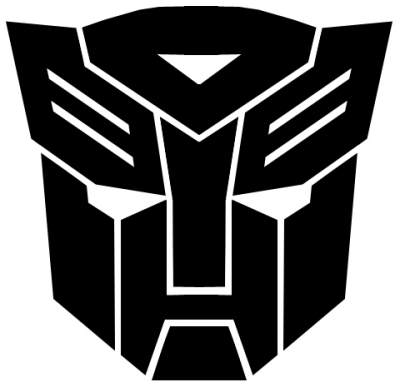 Transformers Black Logo Png Images - Transformers Logo (400x391), Png Download