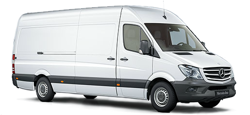 Mercedes-benz Sprinter Panel/crew Van - Lwb Mercedes Sprinter High Roof (530x327), Png Download