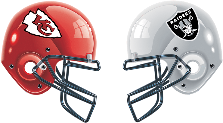 Chiefs Vs Raiders - Party Animal Nfl Appliqu House Flag; Kansas City Chiefs (800x433), Png Download