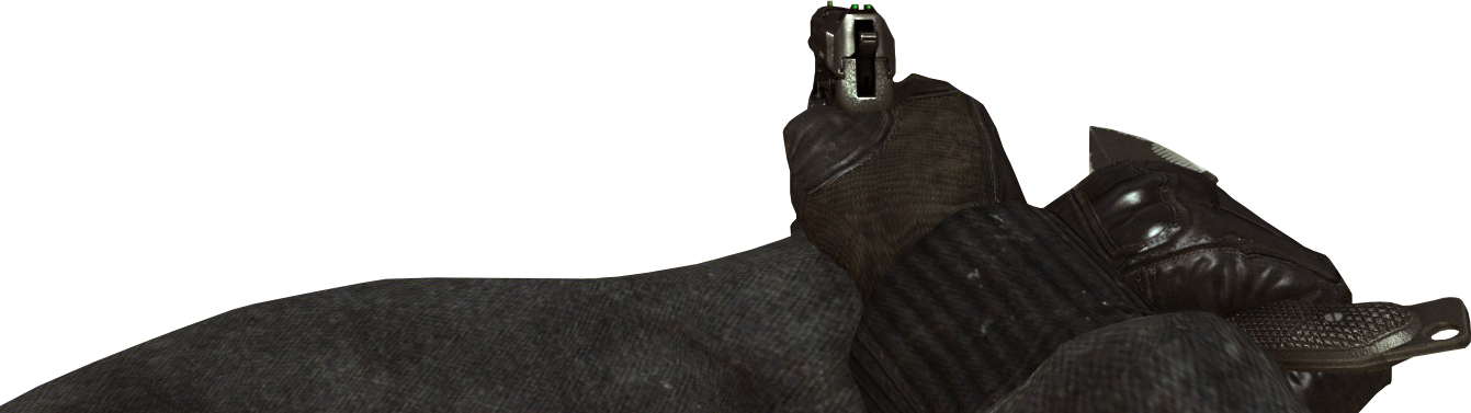45 Tactical Knife Mw3 - Usp 45 And Knife (1341x377), Png Download