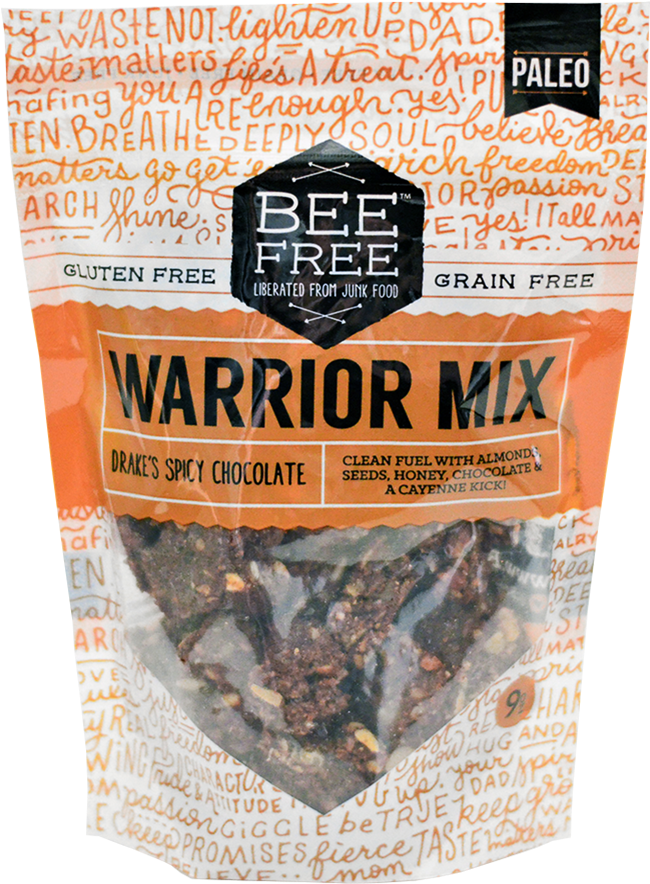 Beefree Gluten-free Bakery Drake's Spicy Chocolate - Beefree Warrior Mix Granola | Gluten Free, Grain Free, (600x600), Png Download
