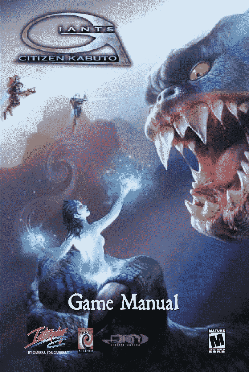 Giants Citizen Kabuto Ps2 (1275x1650), Png Download