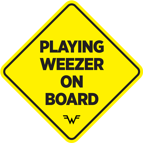 Weezer Family Decal - Bigfoot Crossing Sign (1000x1000), Png Download