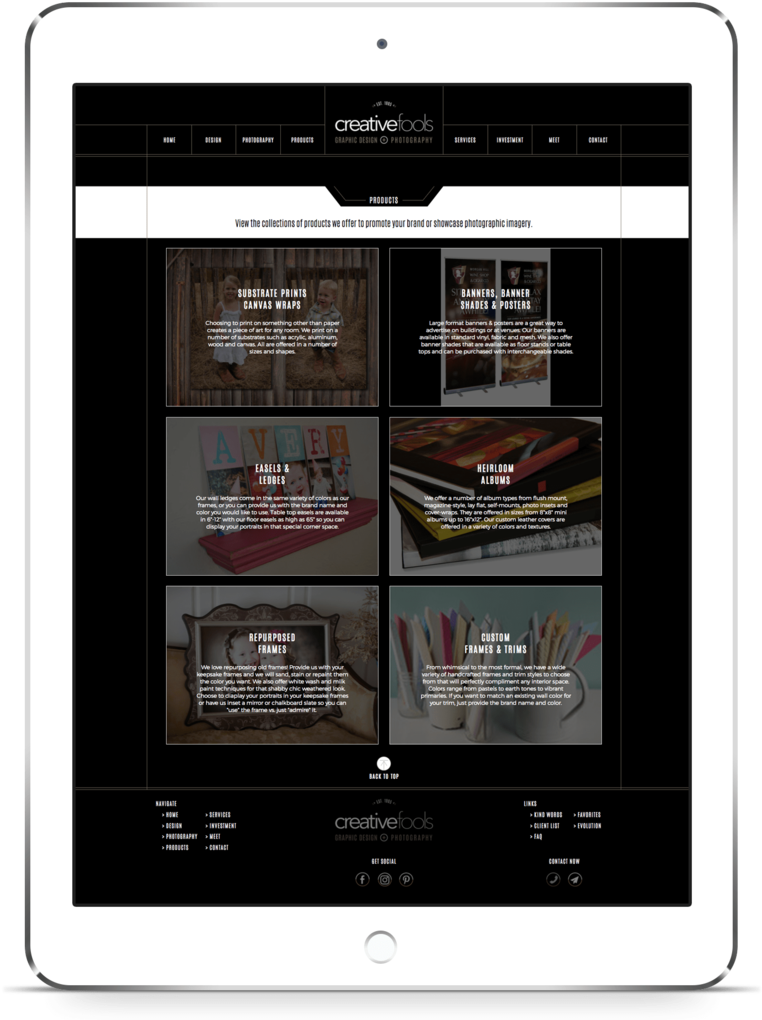 Ipad Image Of A Custom Showit Website Design By Crystal - Smartphone (800x1047), Png Download