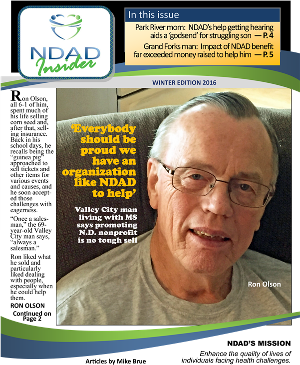 Ndad Insider Winter 2016 Cover - Ndad-north Dakota Association For The Disabled (600x757), Png Download