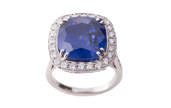 Blue-ring - Diamond (1080x570), Png Download