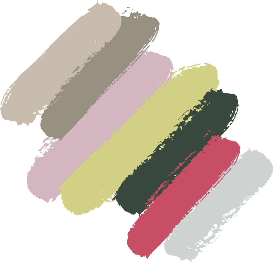 Seven Paint Swipes, Representing The Colors Of The - Color (1000x1000), Png Download