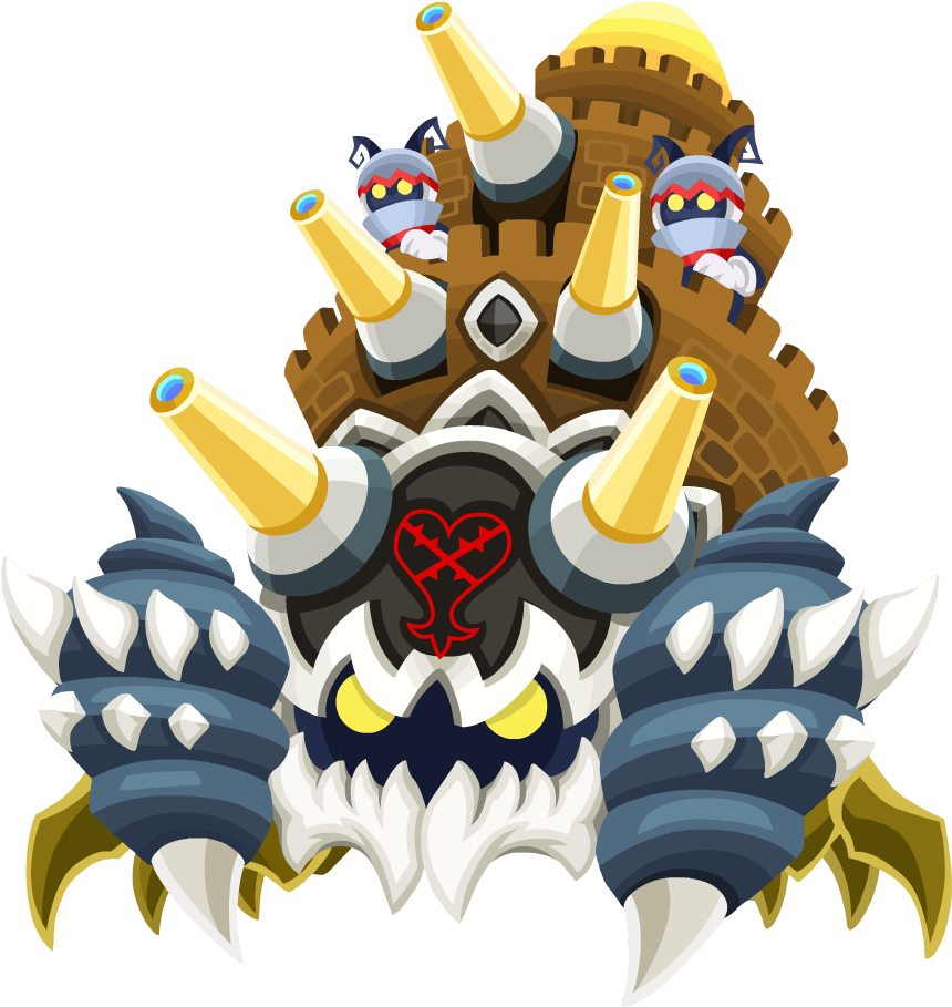 Fortress Crab - Fortress Crab Kingdom Hearts (1063x979), Png Download