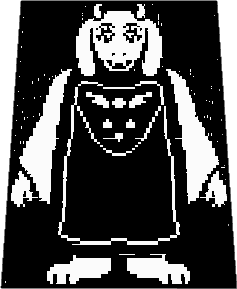 Undertale Sprite / Pixel Art Torel Dreemurr, Mother - Yugioh Cards Undertale Toriel (768x768), Png Download