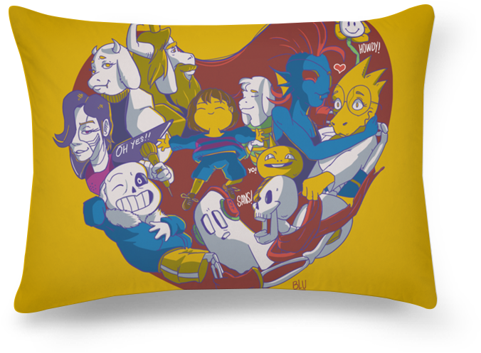Almofada Retangular I Love Undertale De Gabriel Nemer - Flowey (800x800), Png Download