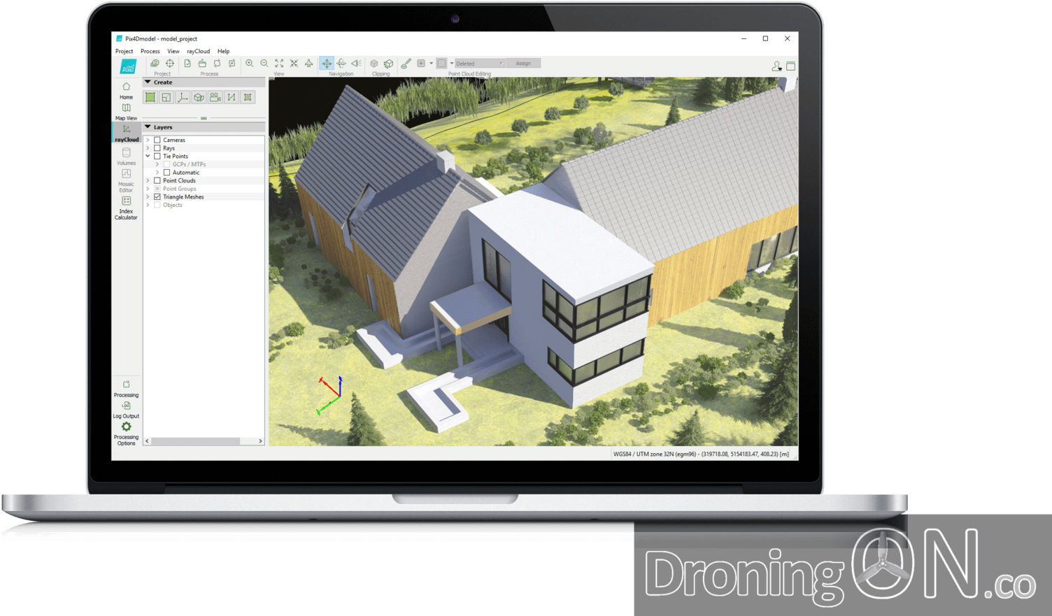 Parrot Bebop 2 Is Now 3d Mapping Capable - Parrot Bebop-pro 3d Modeling (1707x1024), Png Download