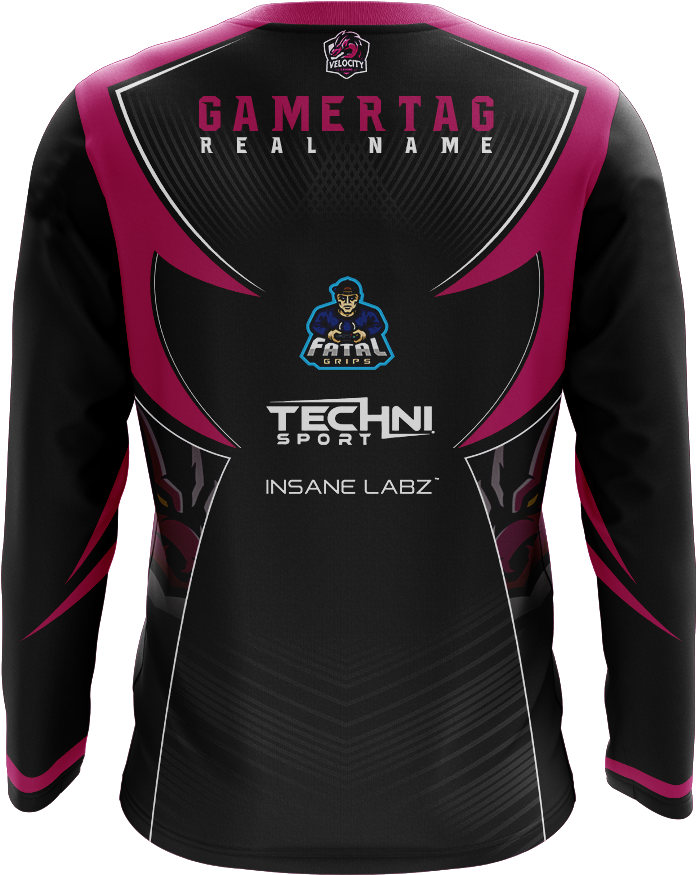 Velocity Gaming Long Sleeve - Long-sleeved T-shirt (900x900), Png Download