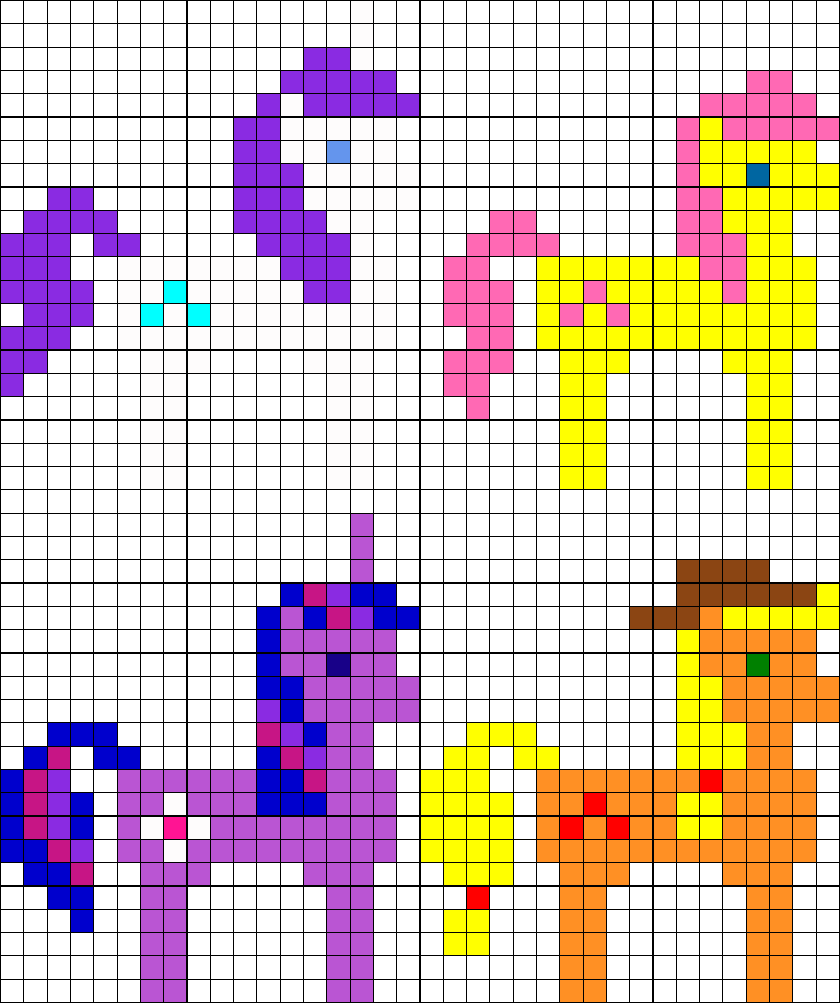 8 Bit Mlp Fim Rarity Fluttershy Twilight Sparkle And - Fluttershy (757x904), Png Download