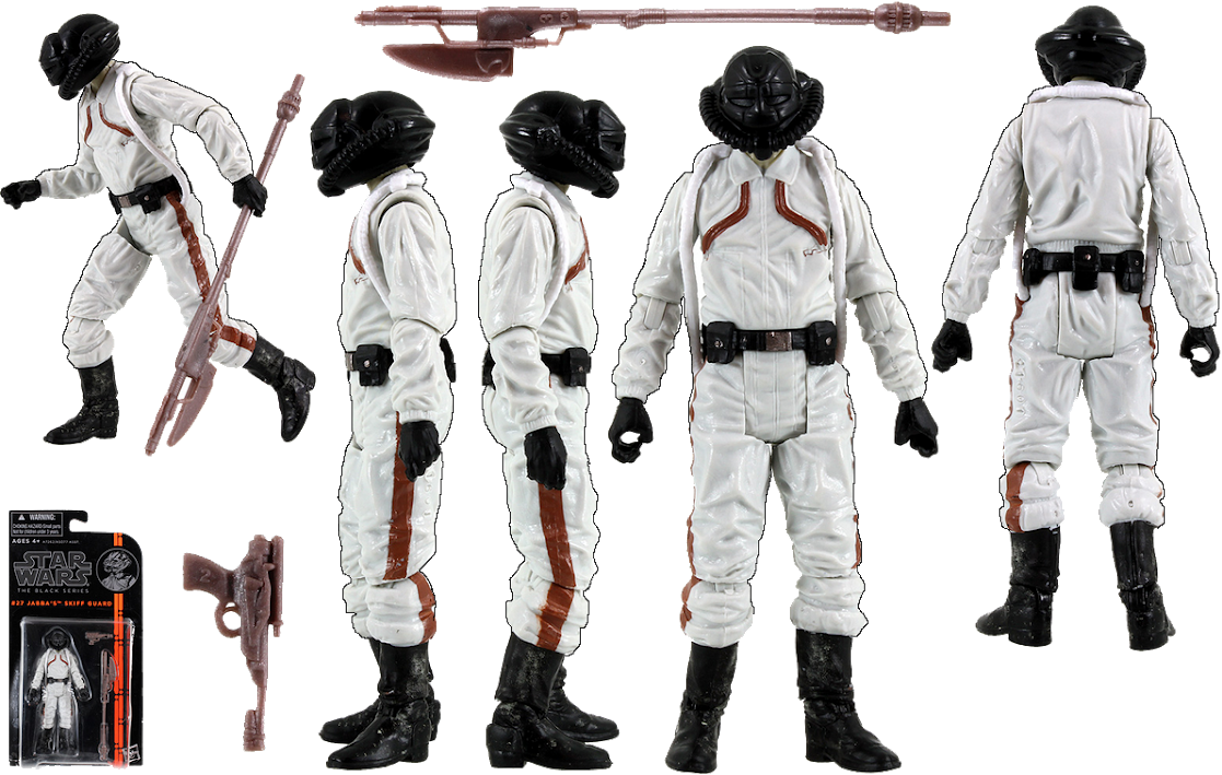 #27 Jabba's Skiff Guard Preview Images - Star Wars 2014 Black Series Jabba's Skiff Guard (episode (1117x709), Png Download