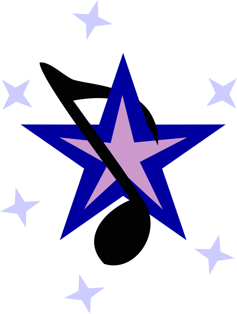 Starsong Cutie Mark Re Design By Sweet Pandora-d52kojh - Mlp Music Cutie Marks (900x1192), Png Download