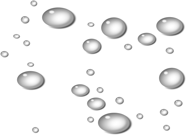 Bubbles Clipart Png Format - Water Drops (640x480), Png Download