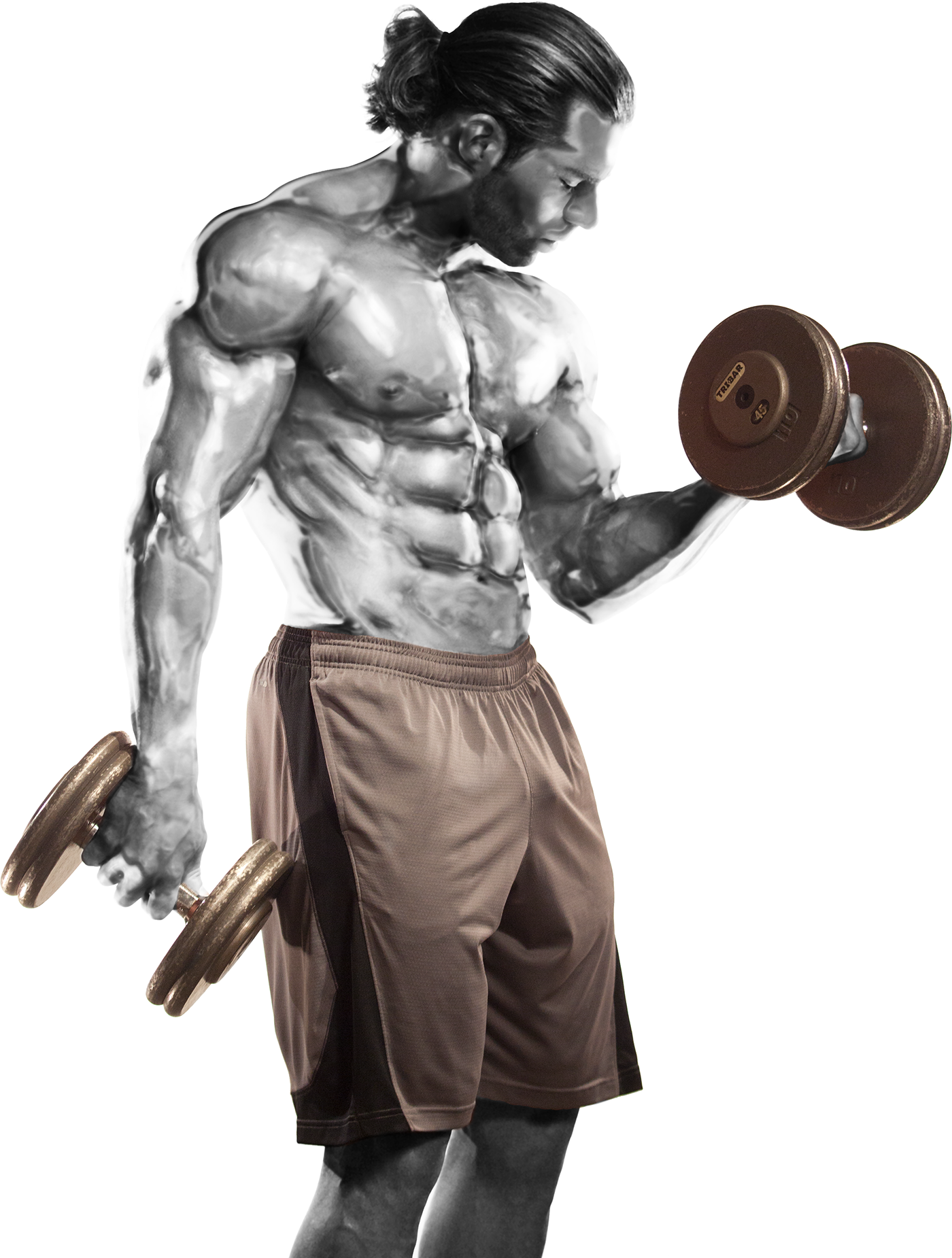 Magazine Concept For Bodybuilding - Biceps Curl (1400x1850), Png Download