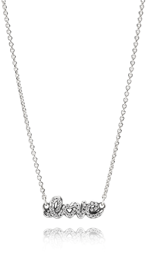 Pendant Pandora Necklace Signature Of - Pandora Bracelet Sterling Silver (1000x1000), Png Download