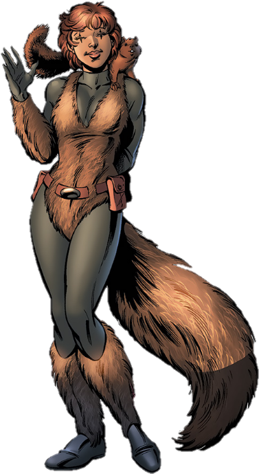 Squirrel Girl Transparent - Squirrel Girl (571x704), Png Download