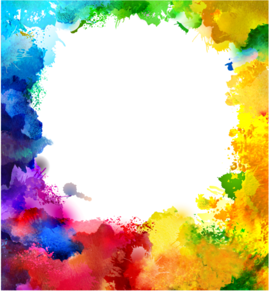 Painting Watercolor Smoke Frame Splashcolor Splash - Guide To Practicum And Internship For School Counselors-i (916x991), Png Download