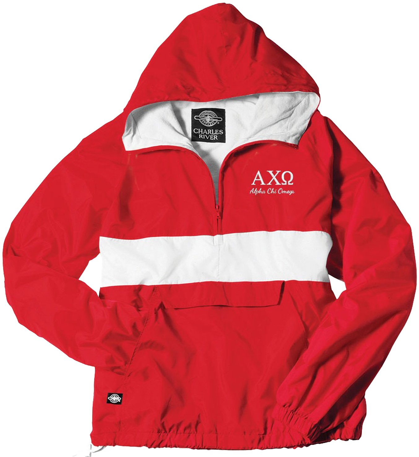 Charles River Red Rain Jacket (1480x1480), Png Download
