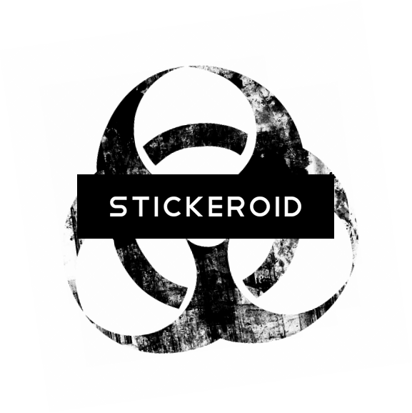Biohazard Symbol - Png Biohazard Grunge (577x578), Png Download