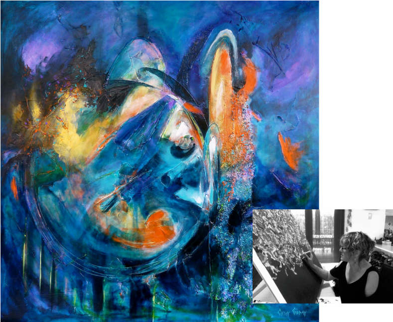 Cathy Gilday Contemporary Artist Www - Artist (789x646), Png Download