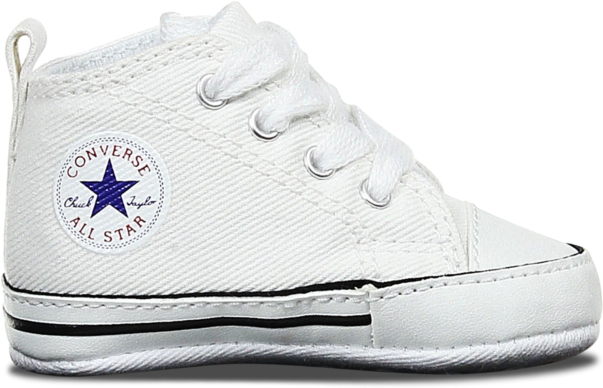 Converse Chuck Taylor All Star Baby Hi Shoe - Converse Babies Chuck Taylor First Star Hi-top Trainers (2000x2000), Png Download
