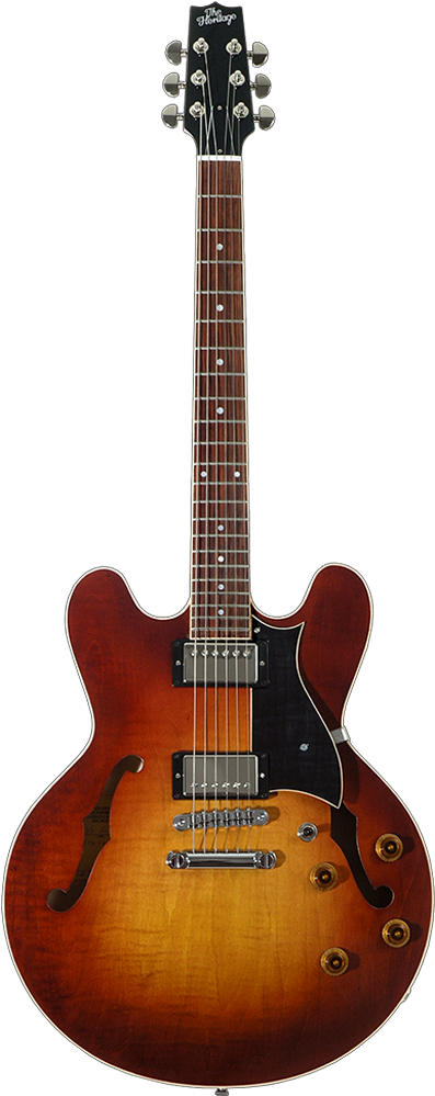 The Band - Johnny B Goode Guitar Logo (500x1000), Png Download