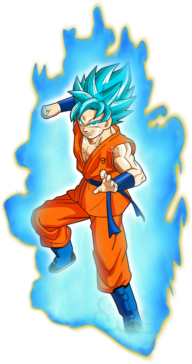 Goku Ssgss Ki By Saodvd - Best Goku Ssgss (650x1230), Png Download