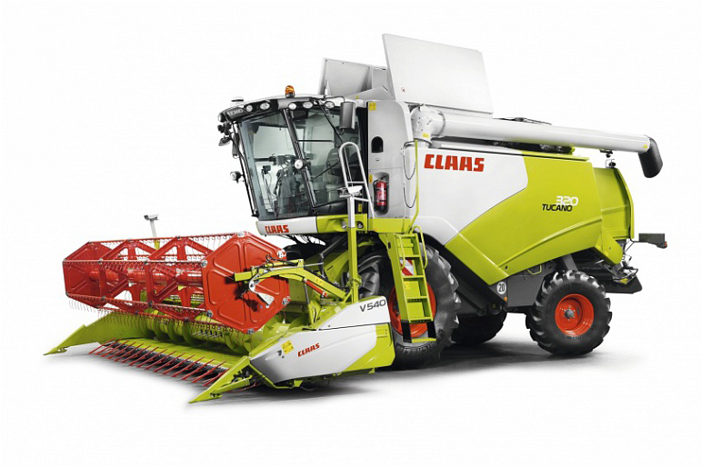 Combine Harvester Claas Tucano - Claas Png (770x770), Png Download