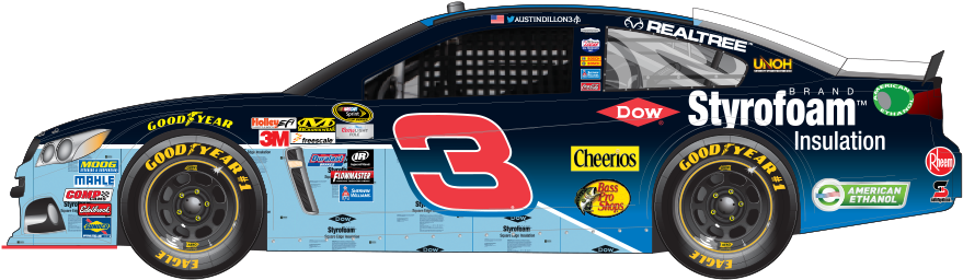 Here's The Paint Scheme Roundup For This Weekend's - Nascar Paint Schemes Austin Dillon 2018 (922x520), Png Download