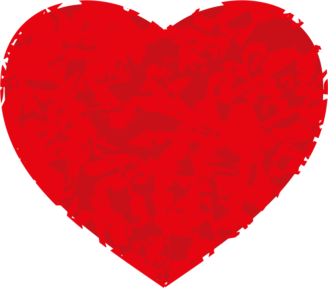 Black And White S Day Red Heart Romance Valentines - Euclidean Vector (1354x1201), Png Download