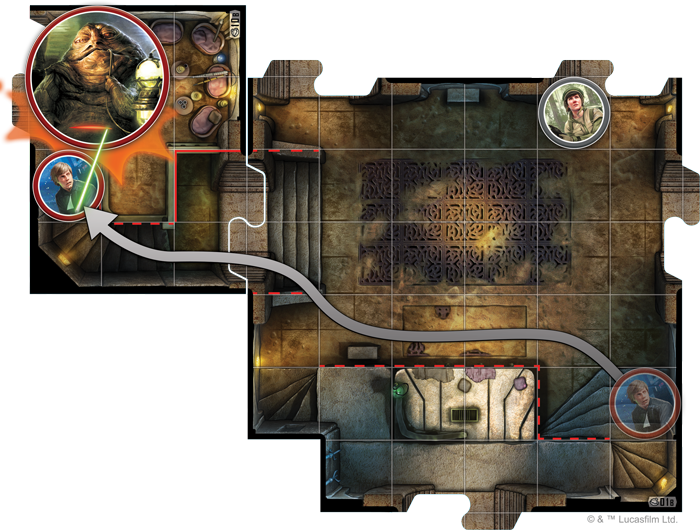 Let - Imperial Assault Luke Skywalker Jedi (700x530), Png Download